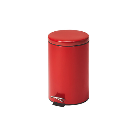 Clinton Small Round Red Waste Receptacle TR-13R